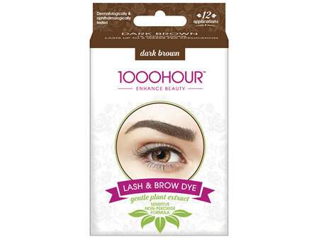 1000HOUR Plant Extract Lash & Brow Dye Kit - Dark Brown