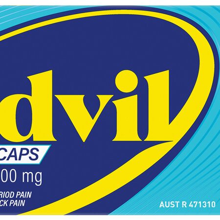 Advil Liquid Capsules, 200mg Ibuprofen 20 Pack - AU