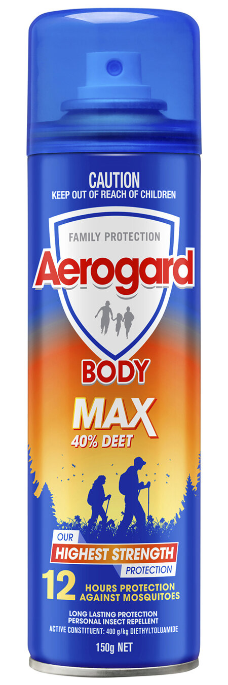 Aerogard Heavy Duty 40% Deet Insect Repellent Aerosol Spray 150