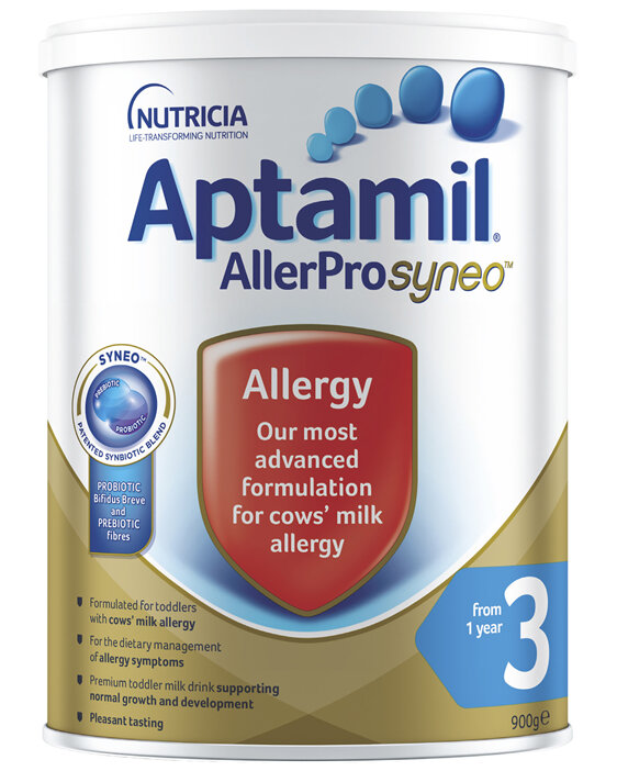 Aptamil AllerPro Syneo 3 Allergy Premium Toddler Milk Drink From 1 Year 900g