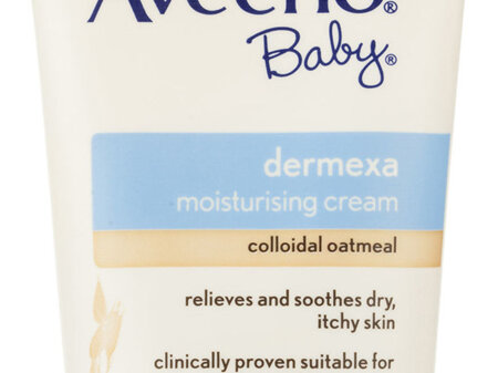 Aveeno Baby Dermexa Fragrance Free Eczema Prone Sensitive Moisturising Cream 206g