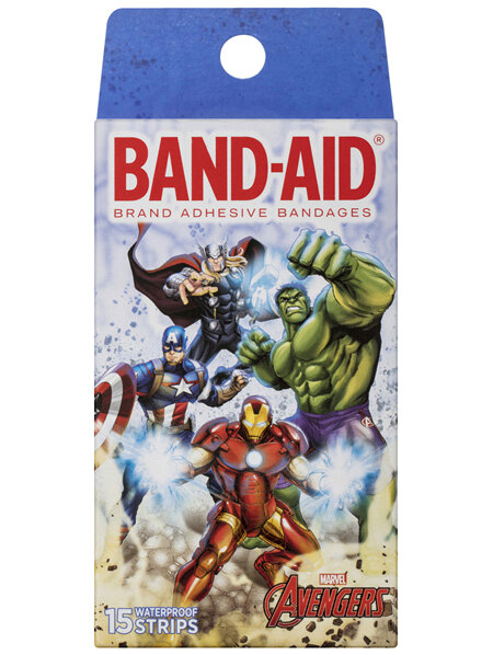 Band-Aid Avengers Waterproof Strips 15 Pack