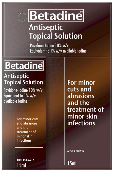 Betadine Antiseptic Topical Solution 15mL