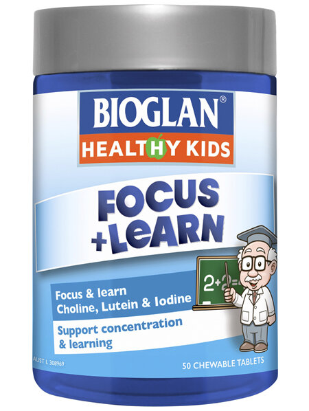 Bioglan Healthy Kids Focus & Learn Chewable 50s