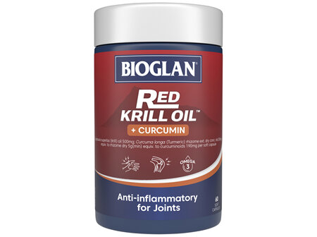 Bioglan Red Krill Oil Plus Curcumin 60s