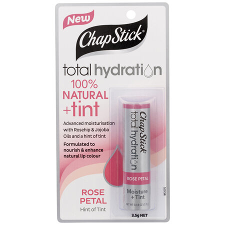 ChapStick Total Hydration + Tint Rose Petal 3.5g
