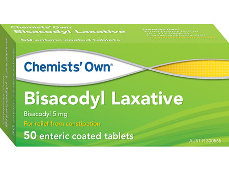 Chemists' Own Bisacodyl Laxative 50 Tablets