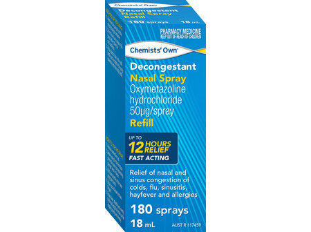 Chemists' Own Decongestant Nasal Spray Refill 18ml