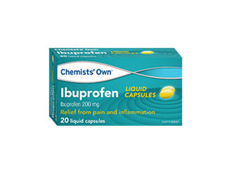 Chemists' Own Ibuprofen Liq Caps 200mg 20