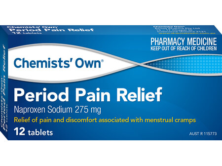Chemists' Own Period Pain Relief Tab 12