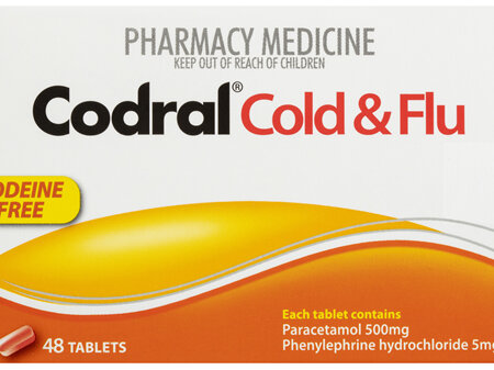 Codral Cold & Flu Tablets 48 Pack