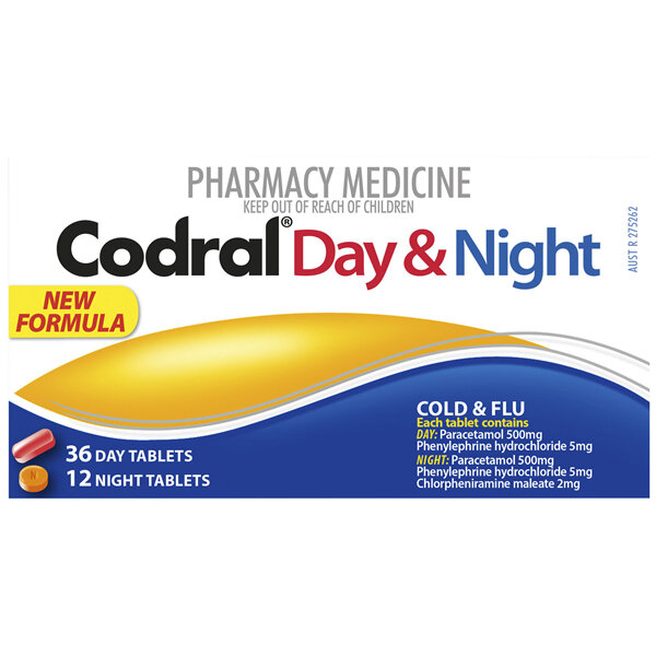 CODRAL Day & Night Codeine Free Tablets 48