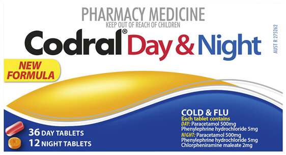 Codral Day & Night Cold & Flu Tablets 48 Pack