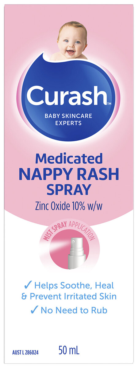 Curash Medicated Nappy Rash Spray 50mL