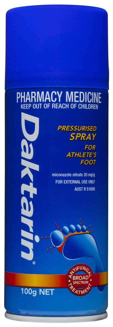 Daktarin Athlete's Foot Pressurised Spray 100g