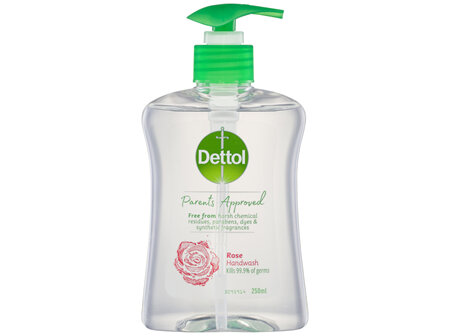 Dettol Free From Handwash Antibacterial Rose 250ml