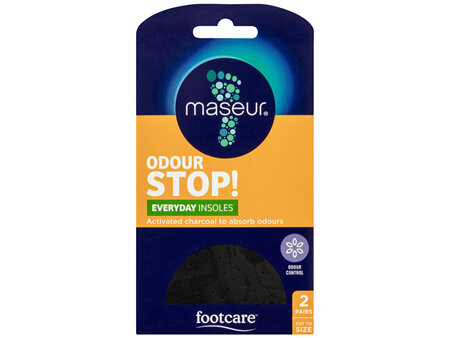 Footcare Odour Stop! Everyday Insoles, 2 pairs