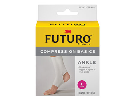 Futuro Compression Basics Elastic Ankle Brace L