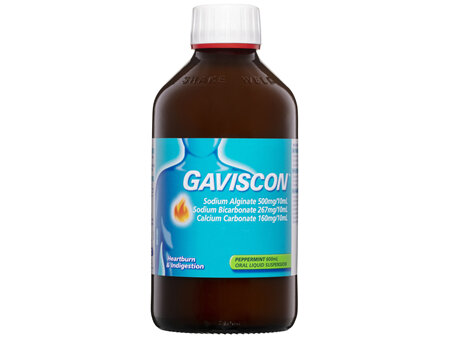 Gaviscon Core Peppermint Liquid Heartburn & Indigestion Relief 600ml