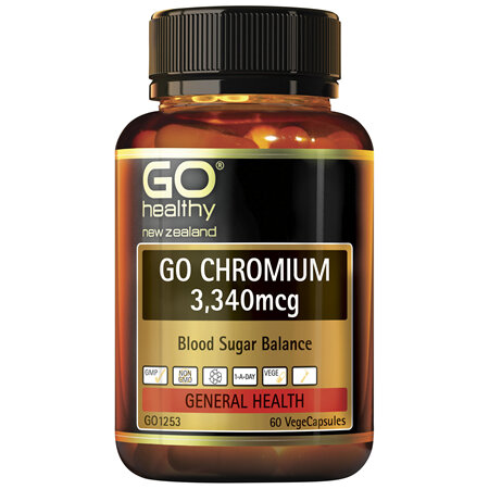 GO Chromium 3,340mcg 60 VCaps