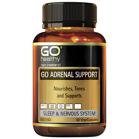 GO Healthy GO Adrenal Support 60 VegeCapsules