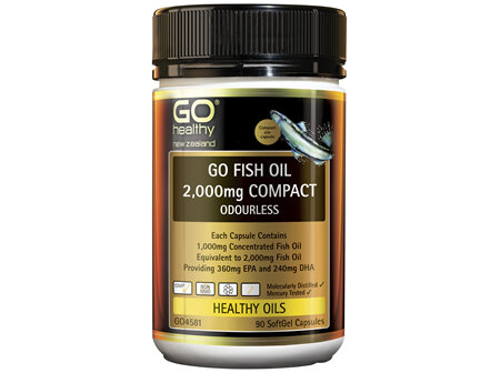 GO Healthy GO Fish Oil 2000mg Compact 90 Caps