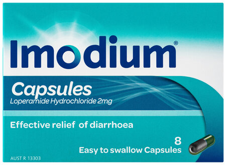Imodium Diarrhoea Relief Capsules 8 Pack
