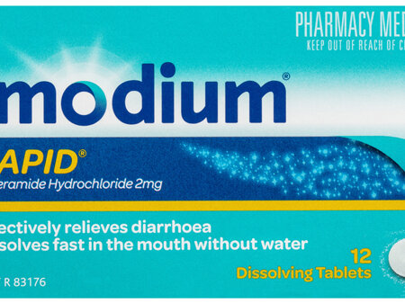 Imodium Zapid Diarrhoea Relief Dissolving Tablets 12 Pack