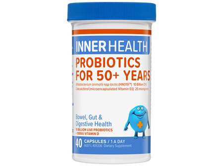 Inner Health Probiotics 50+ 40 Capsules