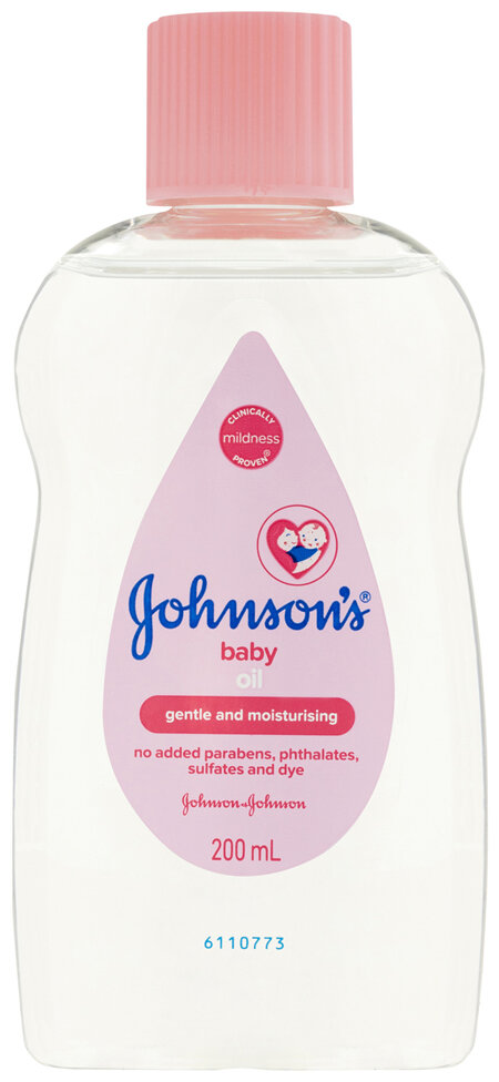 Johnson's Gentle Mild Moisturising Baby Oil 200mL