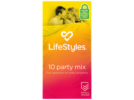 LifeStyles® Party Mix Condoms 10 Pack