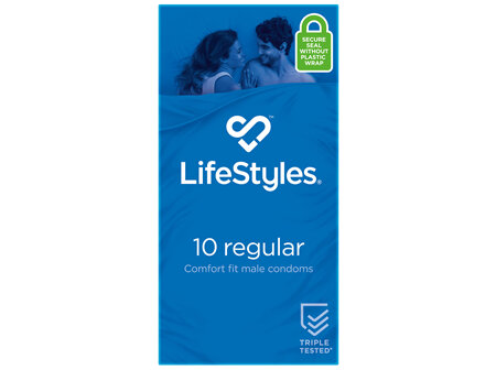 LifeStyles® Regular Condoms 10 Pack