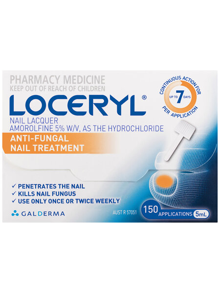Loceryl Nail Lacquer 5mL, Anti-Fungal Nail Treatment