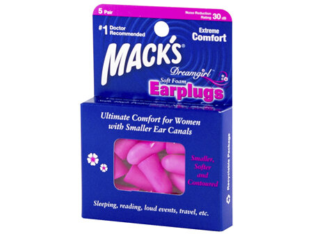 Macks Dreamgirl Soft Foam Earplugs 5 pair