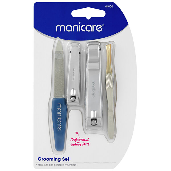 Manicare Grooming Set Manicure & Pedicure Nails 4 Piece