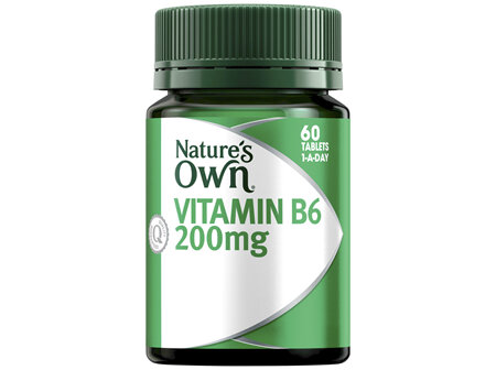 Nature’s Own Vitamin B6 200mg