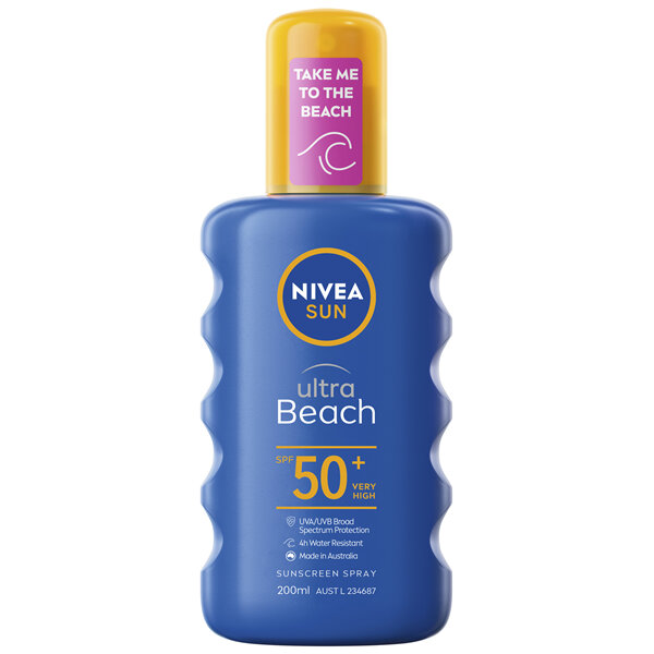 NIVEA SUN Ultra Beach SPF50+ Sunscreen Spray 200ml