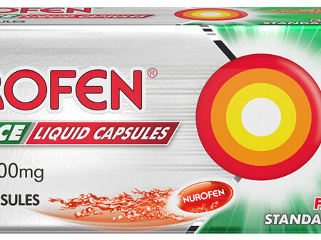 Nurofen Zavance Fast Pain Relief Liquid Capsules 200mg Ibuprofen 20 pack