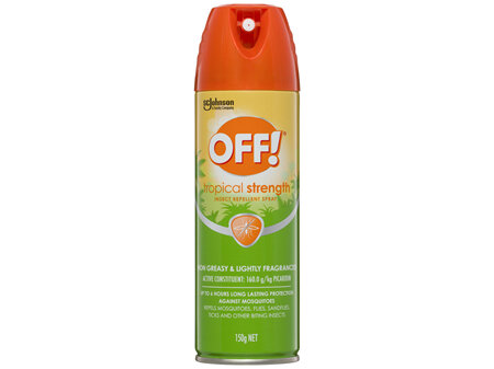 Off! Tropical Strength Insect Repellent Aerosol Spray 150g