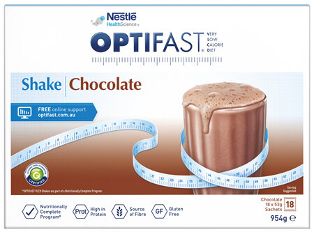 OPTIFAST VLCD Shake Chocolate 18 Pack 954g
