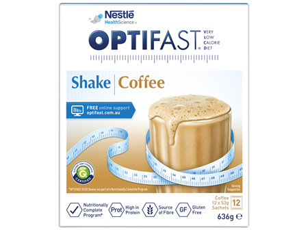 OPTIFAST VLCD Shake Coffee 12 Pack 636g