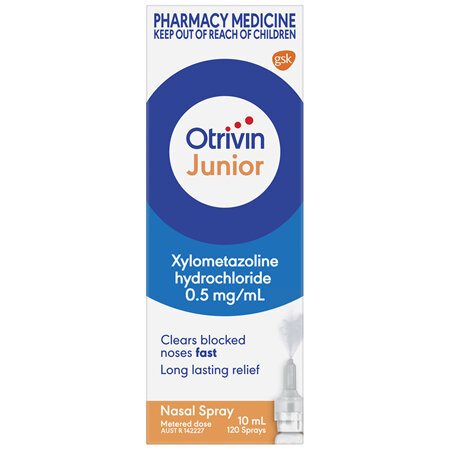 Otrivin Junior Nasal Spray, for Blocked Nose 10mL
