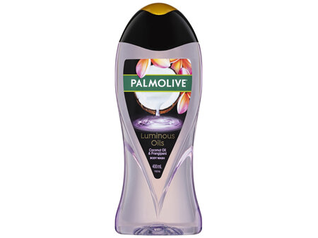 Palmolive Luminous Oils Body Wash 400mL, Far North Queensland Frangipani & Coconut, Nourish & Glow