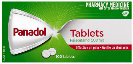 Panadol for Pain Relief, Paracetamol - 500mg 100 Tablets