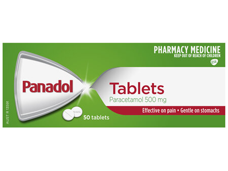 Panadol for Pain Relief, Paracetamol - 500mg 50 Tablets