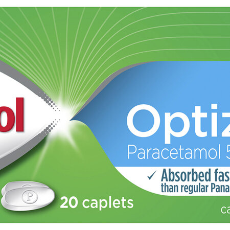 Panadol with Optizorb for Pain Relief, Paracetamol - 500mg 20 Caplets