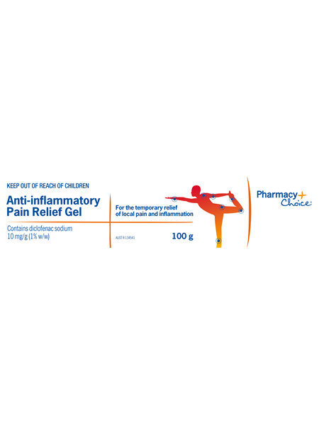 Pharmacy Choice -  Anti-Inflammatory Pain Relief Gel 100g