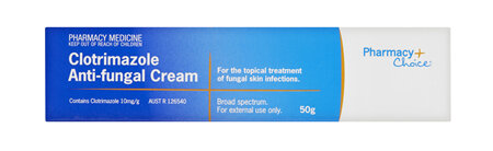 Pharmacy Choice -  Clotrimazole Antifungal Cream 50g