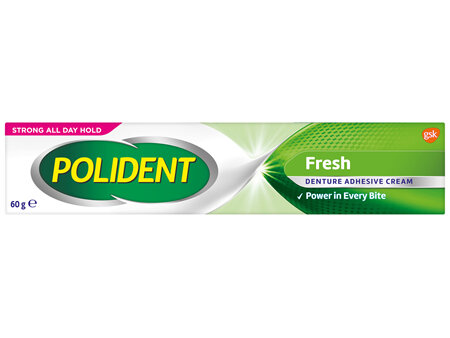 Polident Denture Adhesive Cream Fresh 60g