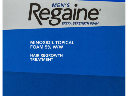 Regaine Men's Extra Strength Minoxidil Foam Hair Regrowth Treatment 4 x 60g